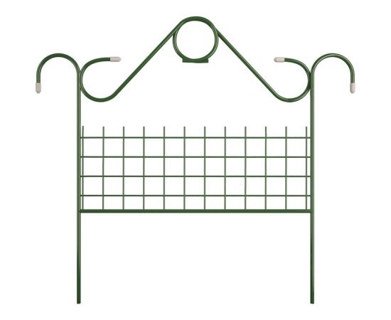 Декоративный металлический забор Комплект-Агро Садово-парковый Д-4.45м, В-0.77м, 5 секций КА0269 – изображение 2