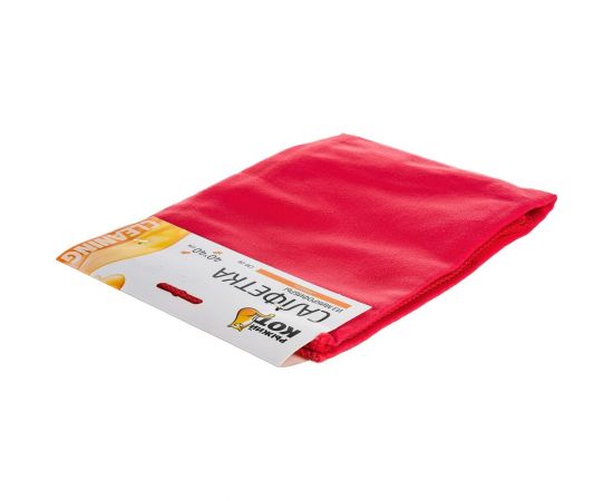 Салфетка из микрофибры Рыжий кот CM-06 Замша 40х40 см 280103 – изображение 2