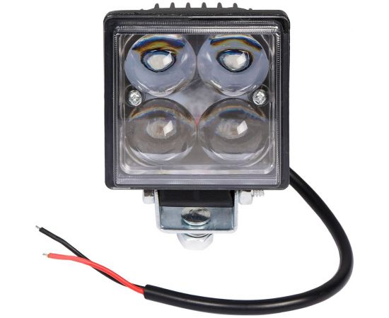 Светодиодная квадратная фара Airline 4 LED направленный свет, 12W, 76x76x46, 12/24V ALED001 – изображение 2