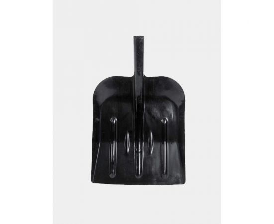 Снеговая лопата ЛЕТО 330x360 мм, сталь, битумный лак, без черенка 158 – изображение 2