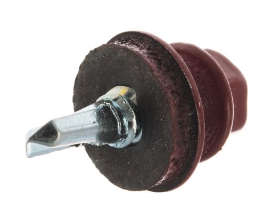 Кровельный саморез Kenner 5,5х19 RAL3011 красно-коричневый 300шт ск55193011ф – изображение 2