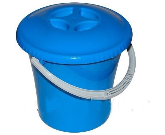 Ведро Martika Либерти 7 л, с крышкой, голубое С603КГОЛ – изображение 3