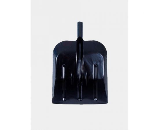 Снеговая лопата ЛЕТО 330x360 мм, сталь, битумный лак, без черенка 158 – изображение 3