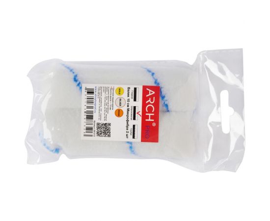 Валик ARCH PRO бюгельный SILVER ворс 10 мм Микрофибра 10 см 2 шт. в упаковке 281210 – изображение 3