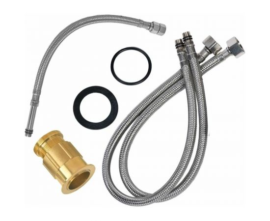 Смеситель для кухни WISENT с подводкой питьевой воды, серый W4255A-9 – изображение 6