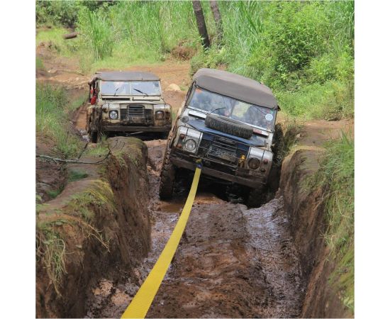 Динамическая стропа Goodyear рывковая, с шаклом, 10 тонн, 8 метров GY004013 – изображение 6