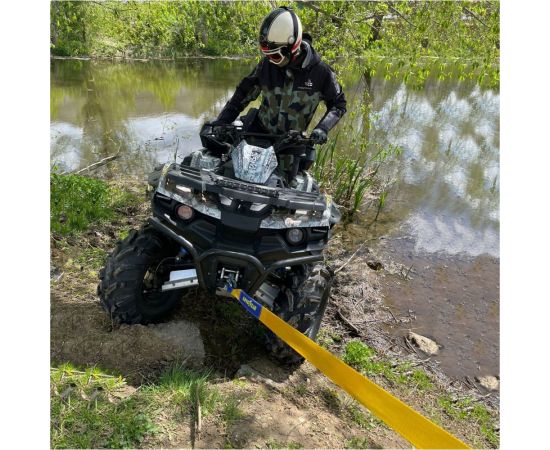 Динамическая стропа Goodyear рывковая, с шаклом, 10 тонн, 8 метров GY004013 – изображение 7