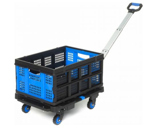 Платформенная складная тележка СТЕЛЛА-ТЕХНИК алюминий, сталь, пластик, грузоподъемность 137 кг FW-99HA – изображение 9