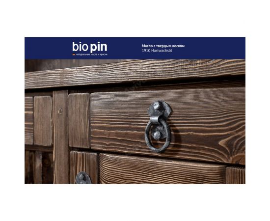 Масло для пола с твердым воском BIO PIN 1910 Hartwachsol в цвете Прозрачный коричневый 0.75 л 19101F103 – изображение 9