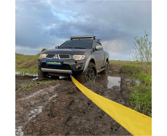 Динамическая стропа Goodyear рывковая, с шаклом, 10 тонн, 8 метров GY004013 – изображение 9