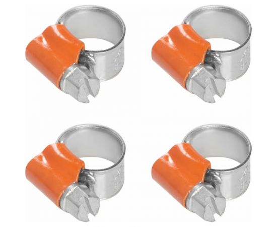 Червячные усиленные хомуты Airline 8-12/9.7 мм W1, оцинк., комплект 4 шт AHC-SK-02 