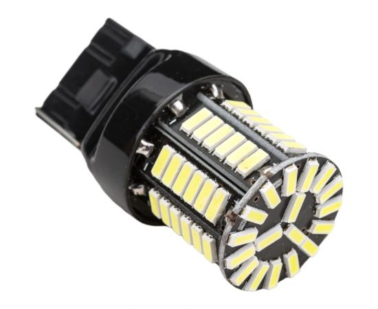 Автолампа диод SKYWAY T20 W21W 66 SMD 1-контурная, белая S08201399 