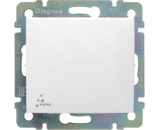 Проходной переключатель Legrand Valena белый IP44 одноклавишный 774206 