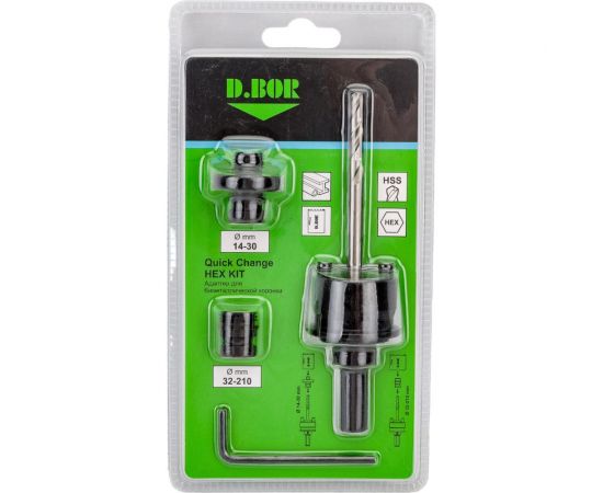 Адаптер HEX 11 мм для биметаллических коронок 14-210 мм D.BOR D-AQCH-1-14-210 