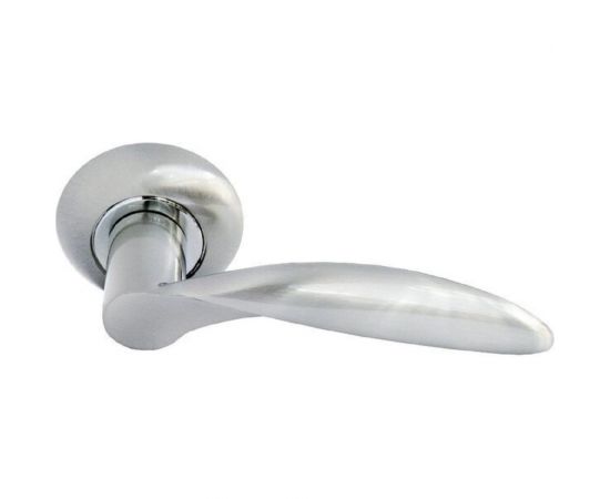 Дверная ручка MORELLI ""Портал"" MH-07 SN, цвет - белый никель 9010586 