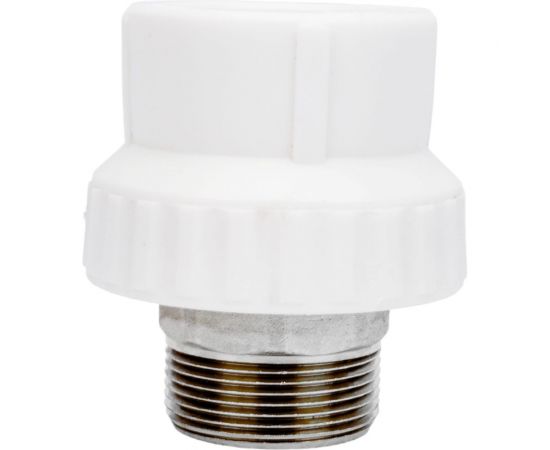 Комбинированная муфта VALFEX PP-R белая, под ключ 50х1 1/2 дюйма НР 10135050 127-0253 