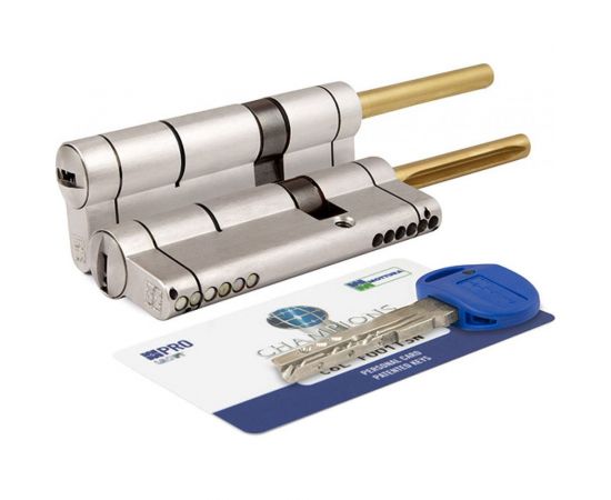 Цилиндровый механизм под вертушку (дл. шток) MOTTURA CP4P613101С5 92мм/56+10+26 мат.никель 39149 