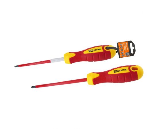 Крестовая отвертка TDM серия ЭкспертЭлектрик, тип PH3x150. диэлектрическая SQ1007-0204 