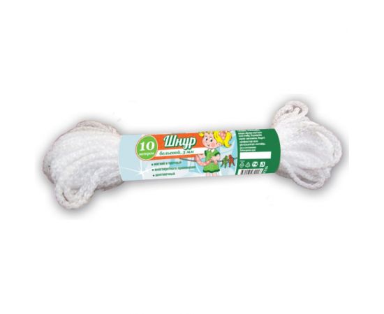 Бельевой шнур Умничка диаметр 3 мм, 10 м MPU2216 