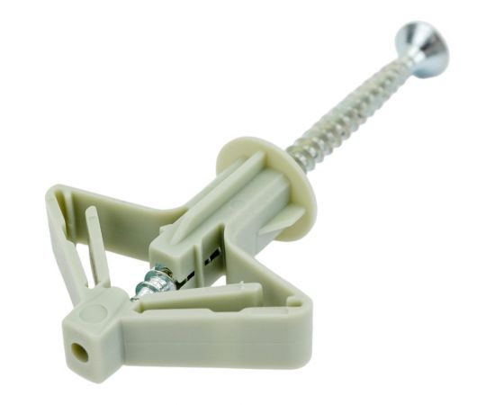 Дюбель анкер Невский Крепеж Бабочка полипропилен 10x50 + ШУЦ 4x60 4 шт. 814289 – изображение 2