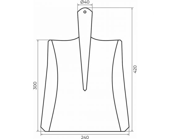 Совковая лопата из рельсовой стали WillTech ЛСП зеленая S501 010413 – изображение 2