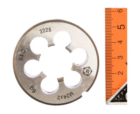 Плашка М 24 х2 9ХС ТМ Туламаш 57928 – изображение 2