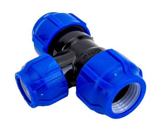 Компрессионный переходной тройник VALFEX ПНД, 32-25-32 1210012322532 – изображение 3