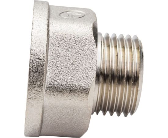 Переходник DOUBLE-LIN резьбовой, латунный вр/нр 3/4""-1/2"" LL6124 (3/4""x1/2"") – изображение 3