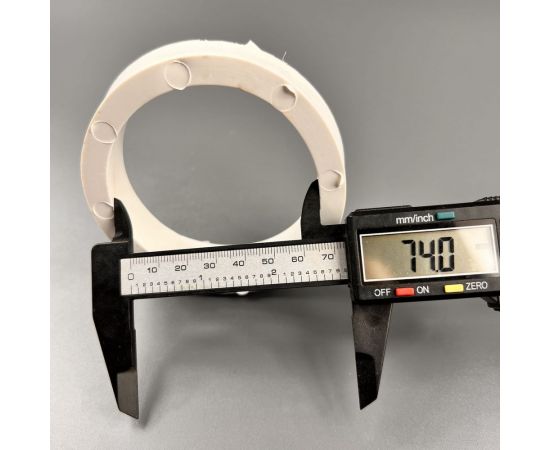 Прокладка Профитт d 74x94 под смывной бачок круглая белая 2227671 – изображение 3