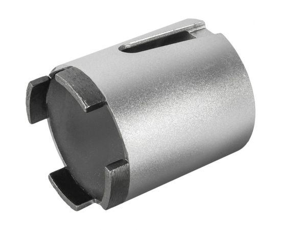 Коронка алмазная Профи по бетону 68 мм, SDS-plus, безударная, 4 сегмента высотой 10 мм ПРАКТИКА 908-238 – изображение 3