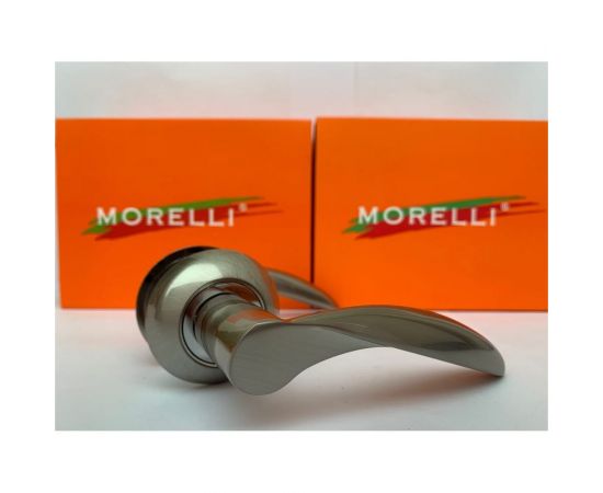 Дверная ручка MORELLI ""Портал"" MH-07 SN, цвет - белый никель 9010586 – изображение 3