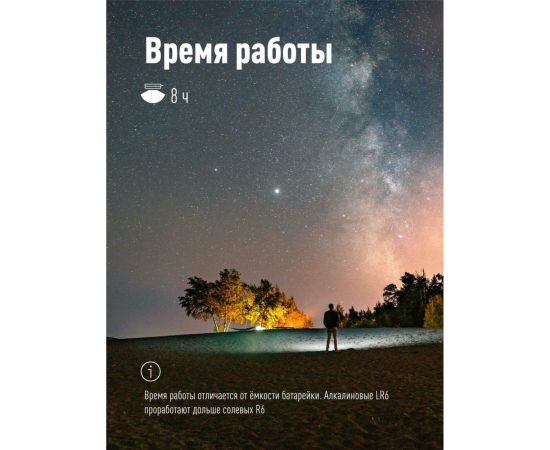 Фонарь КОСМОС LED 3031 24хLED 4хAA диск. кемпинг KOC3031LED – изображение 3