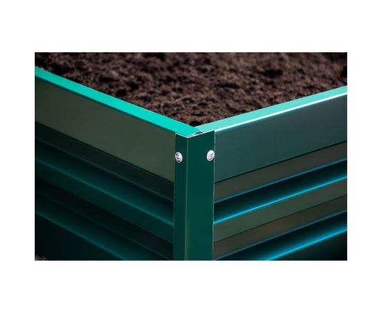 Металлическая грядка Металлика зеленая, 3x1х0.2 м 0005_3 – изображение 3