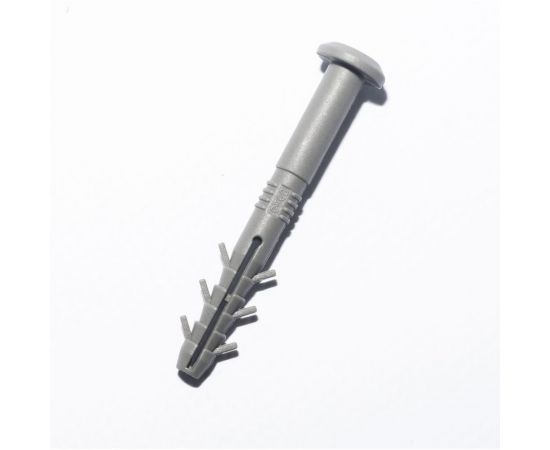 Дюбель с ударным шурупом Крепежные системы МВИС дюбель-гвоздь с усами, 6x60 мм, полипропилен, буртик, 100 шт. ДБМ0660Б – изображение 3