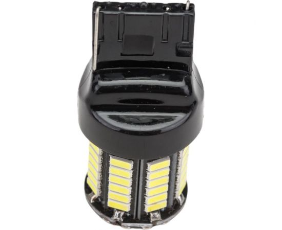 Автолампа диод SKYWAY T20 W21W 66 SMD 1-контурная, белая S08201399 – изображение 3