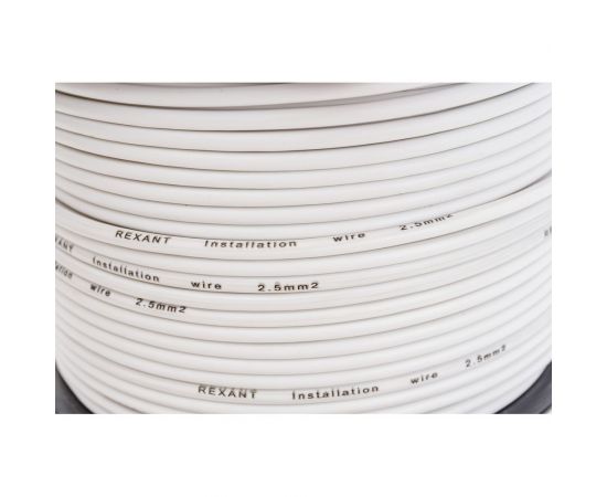 Провод ПГВА REXANT 1х2.50 кв.мм, белый, бухта 100 м 01-6541 – изображение 4