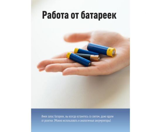 Фонарь КОСМОС LED 3031 24хLED 4хAA диск. кемпинг KOC3031LED – изображение 4