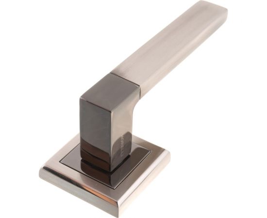 Дверная ручка MORELLI ""Fukoku"", цвет-бел. никель/черн. никель MH-28 SN/BN-S 9010558 – изображение 4