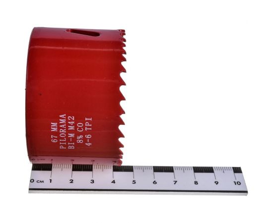 Коронка биметаллическая М42 Cobalt 8% 67 мм Pilorama 570067 – изображение 4