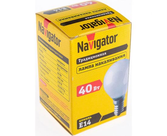 Лампа Navigator NI-C-40-230-E14-FR 94315 – изображение 4