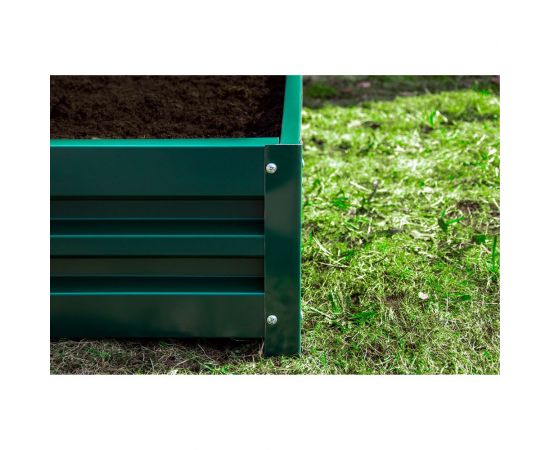 Металлическая грядка Металлика зеленая, 3x1х0.2 м 0005_3 – изображение 4