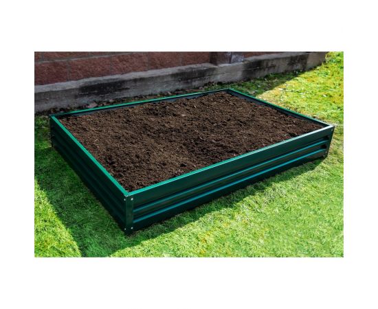 Металлическая грядка Металлика зеленая, 3x1х0.2 м 0005_3 – изображение 6
