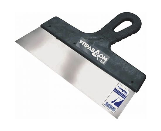 Фасадный шпатель Управдом нержавеющий, 250 мм, с пластиковой ручкой 4100003413 