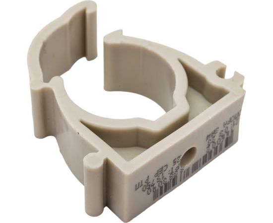 Опора для труб RTP одинарная, с защелкой, D25, серая 19750 