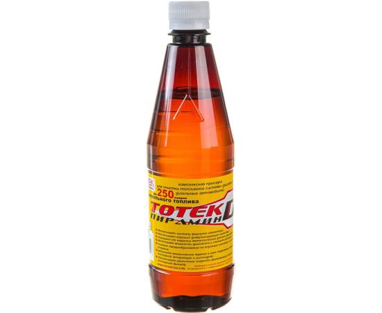 Очиститель форсунок дизельного двигателя ТОТЕК Пирамин-Д на 250 л, 0.5л PIRD05250 