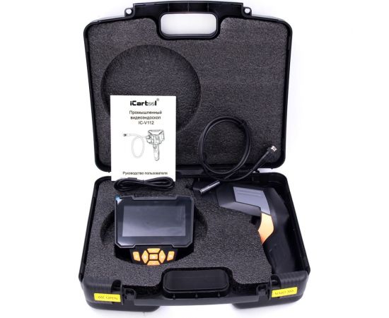 Промышленный видеоэндоскоп iCarTool 4.3"", 1 Мп, 1280x720, 1 м, 3.9 мм, сменный зонд IC-V112C – изображение 12