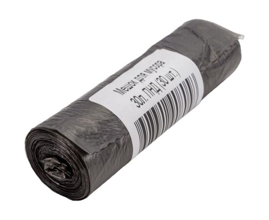 Мешок для мусора 30 л, ПНД, 30 шт в рулоне ООО Дом Плёнки Самара 4603302908058 – изображение 2