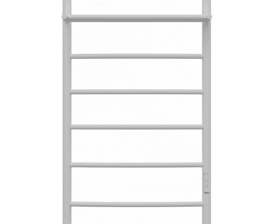 Электрический полотенцесушитель Point Афина П5 500x800 с полкой, диммер справа, белый PN04858PW – изображение 2