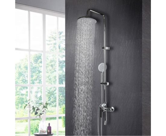 Душевая система MIXLINE смеситель 40К, излив + лейка + душевой шланг + тропический душ ML2418 546108 – изображение 2