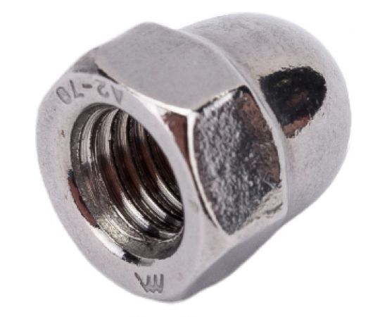 Колпачковая гайка КРЕП-КОМП нержавейка, DIN 1587, А2, М8 20 шт. гкн8мф – изображение 2